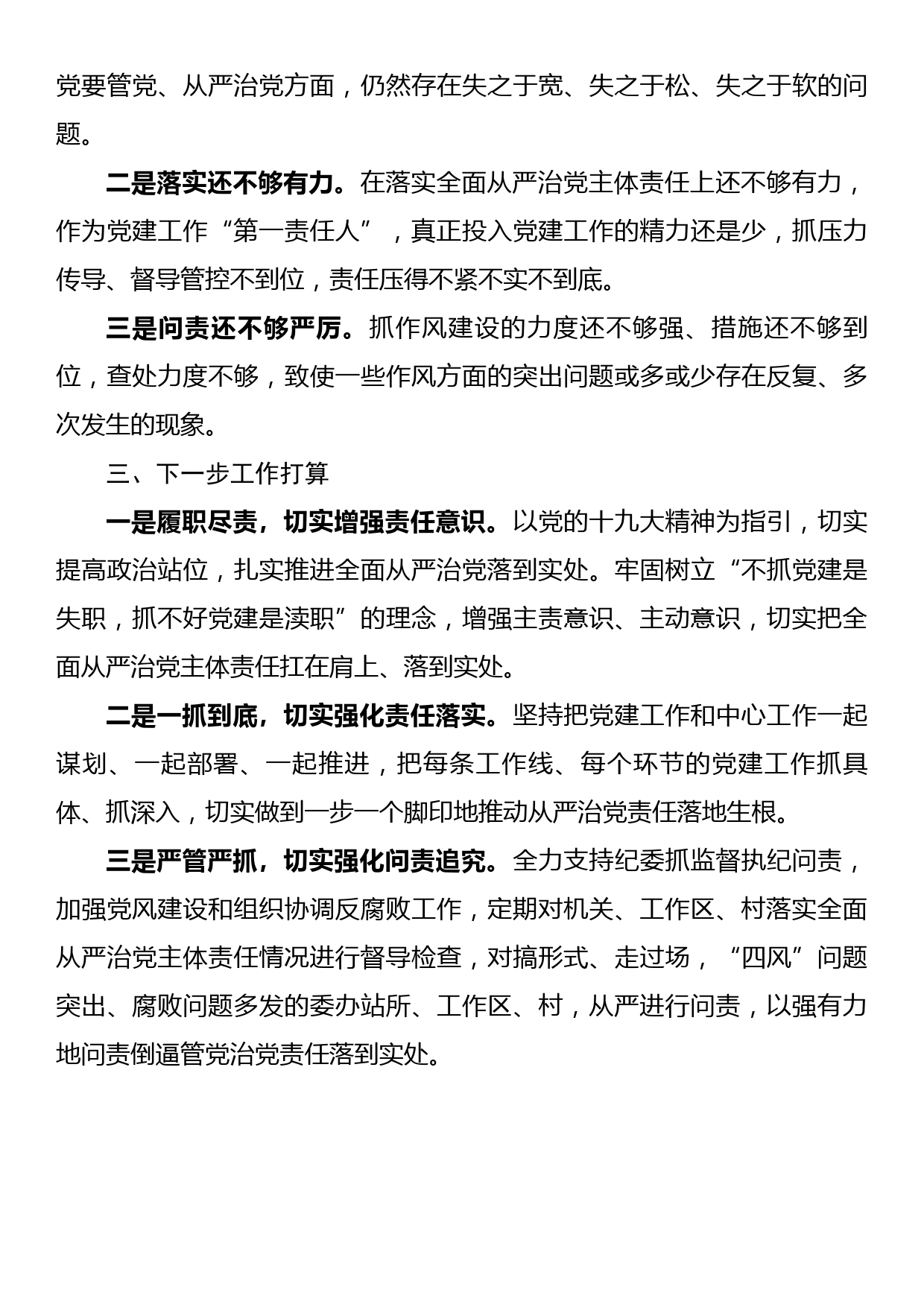 全面从严治党一把手履职报告（1）_第3页