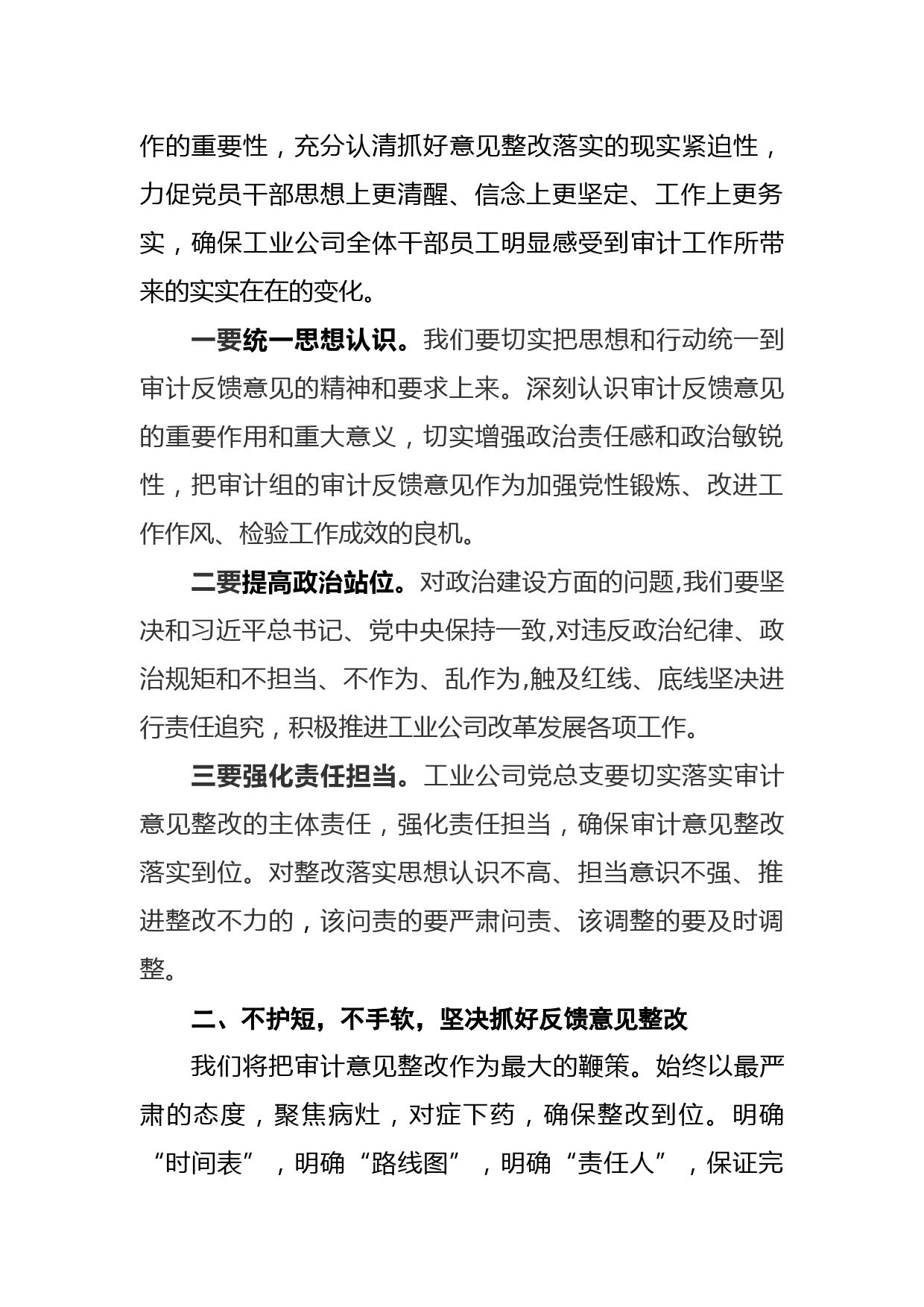 在审计组巡视工作座谈会上的表态发言_第2页