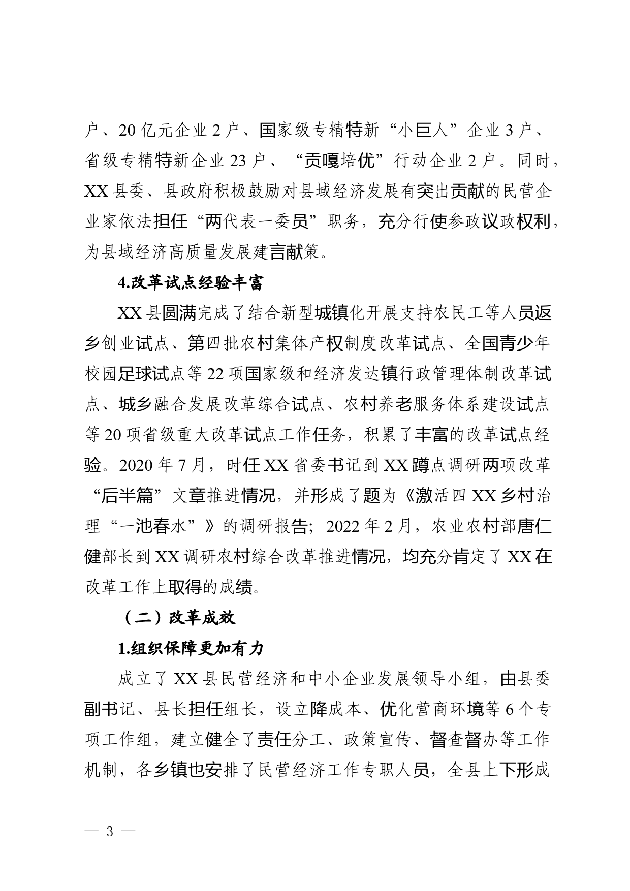 县域民营经济改革试点方案_第3页