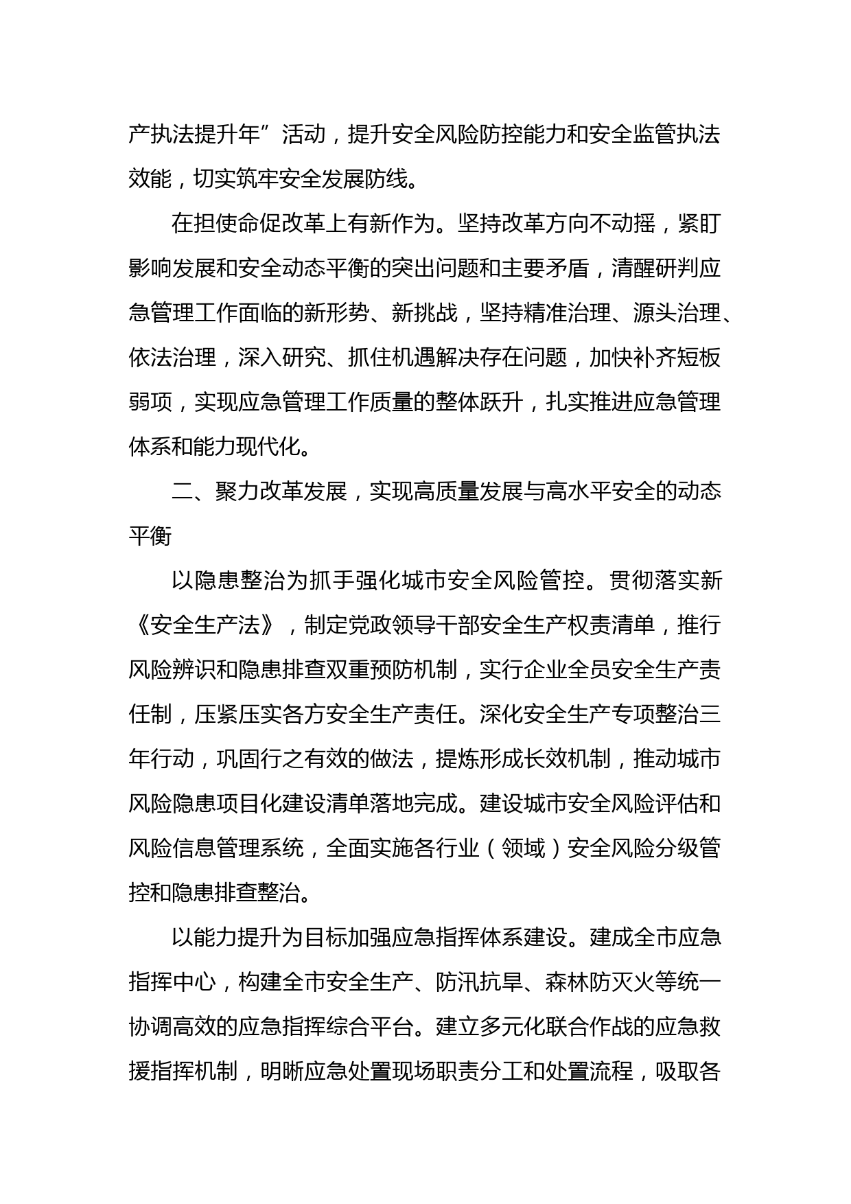 以高水平安全保障服务高质量发展研讨发言_第2页