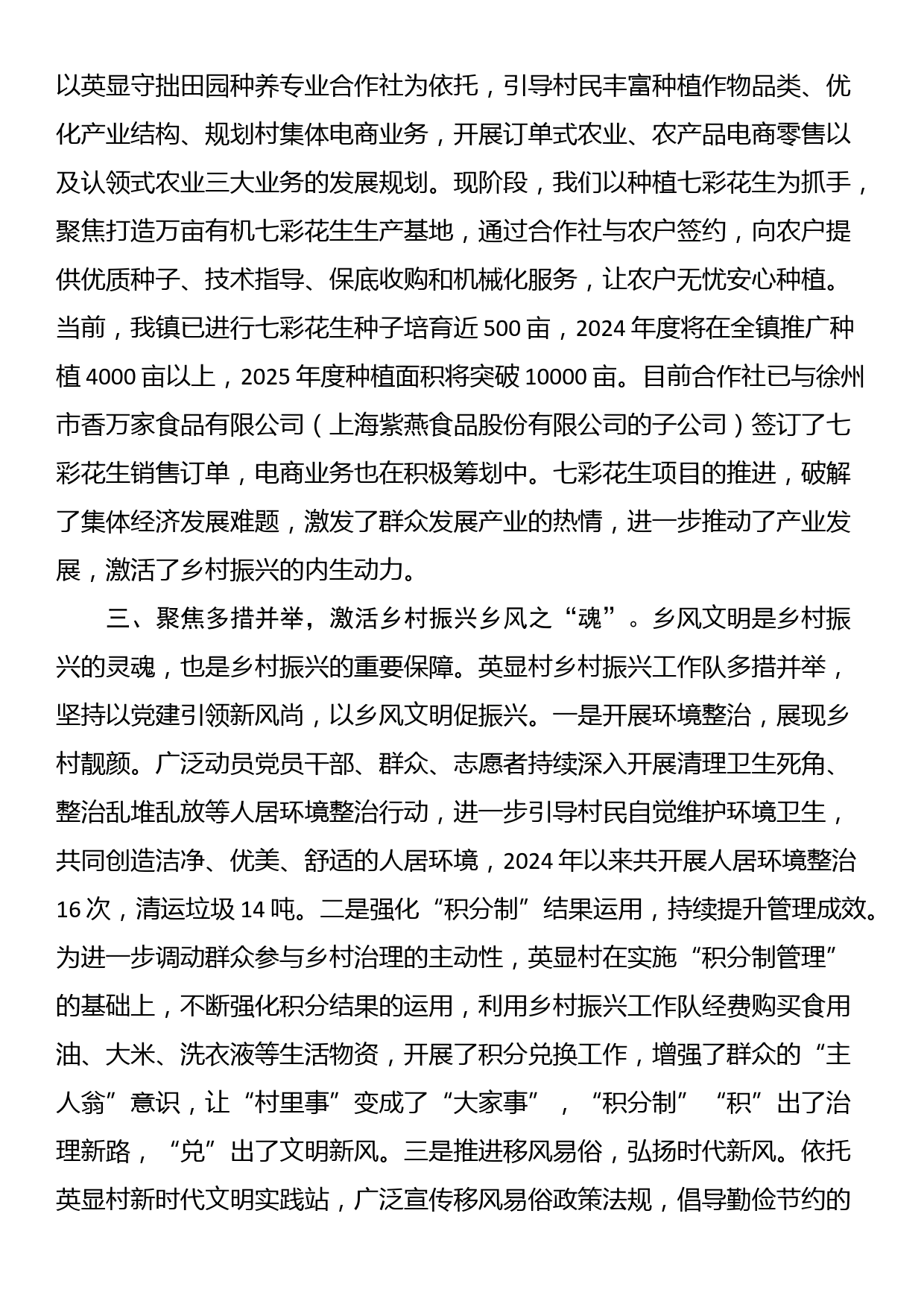 在乡村振兴工作会议上的交流发言_第2页