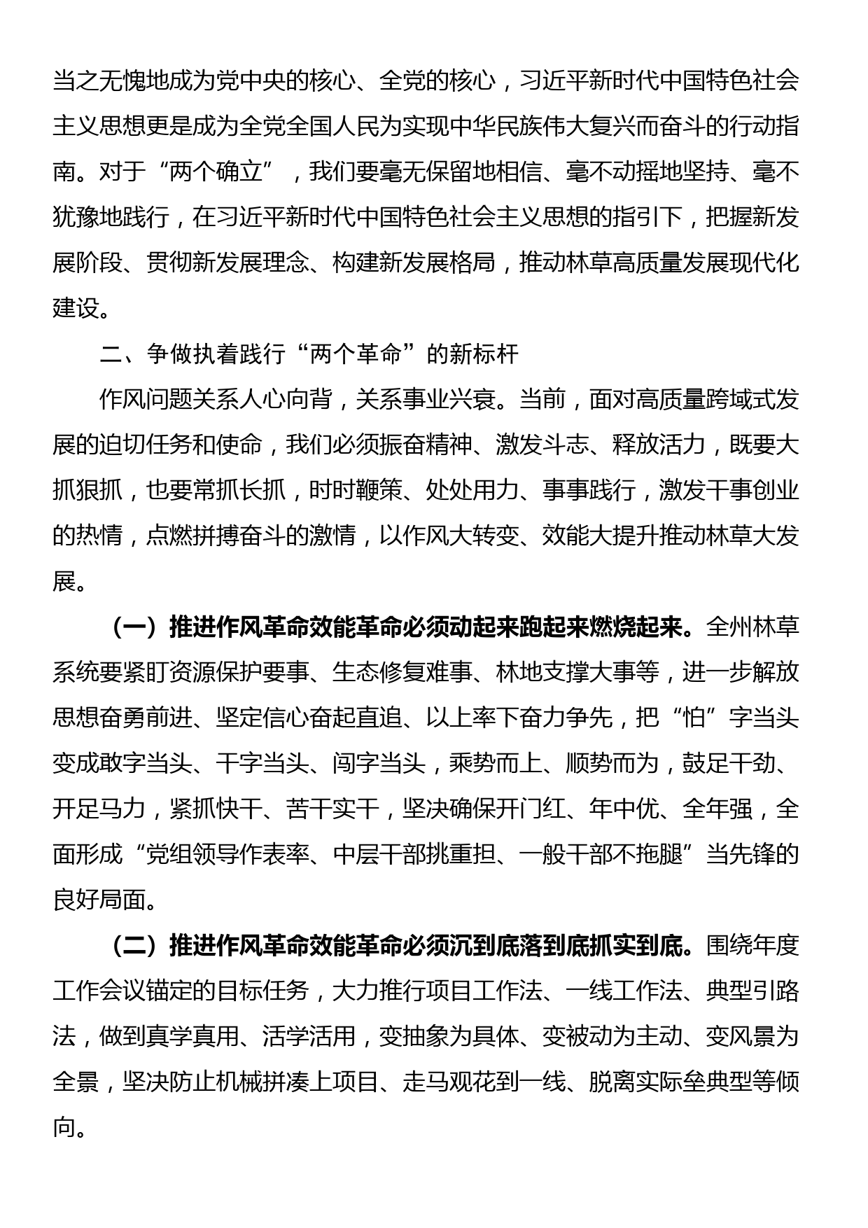 中心组集中学习讲话： 强化“敢”担当意识 推动工作高质量发展_第3页