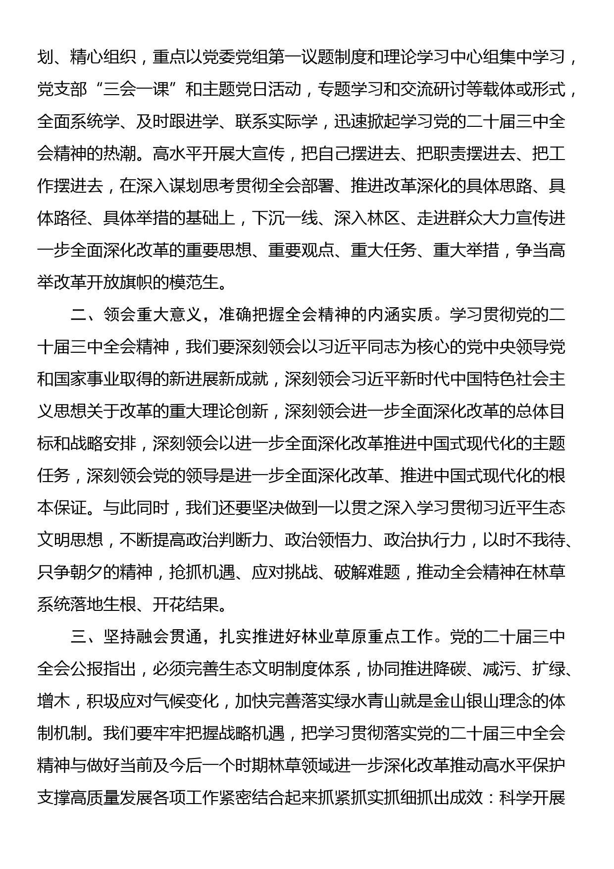 在理论学习中学组学习贯彻二十届三中全会精神专题研讨会上的发言_第2页