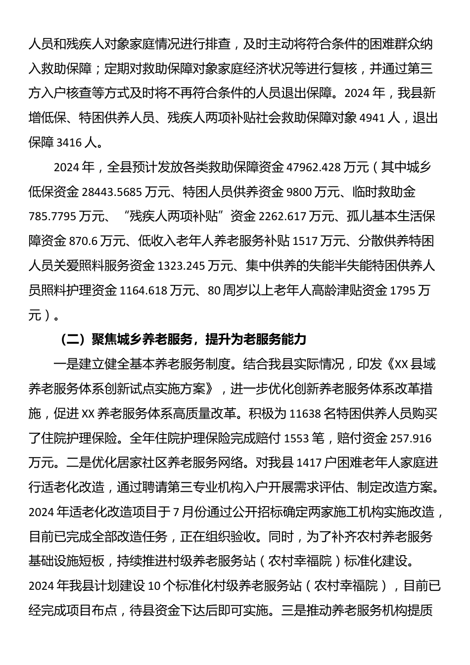 民政局2024年工作总结_第2页