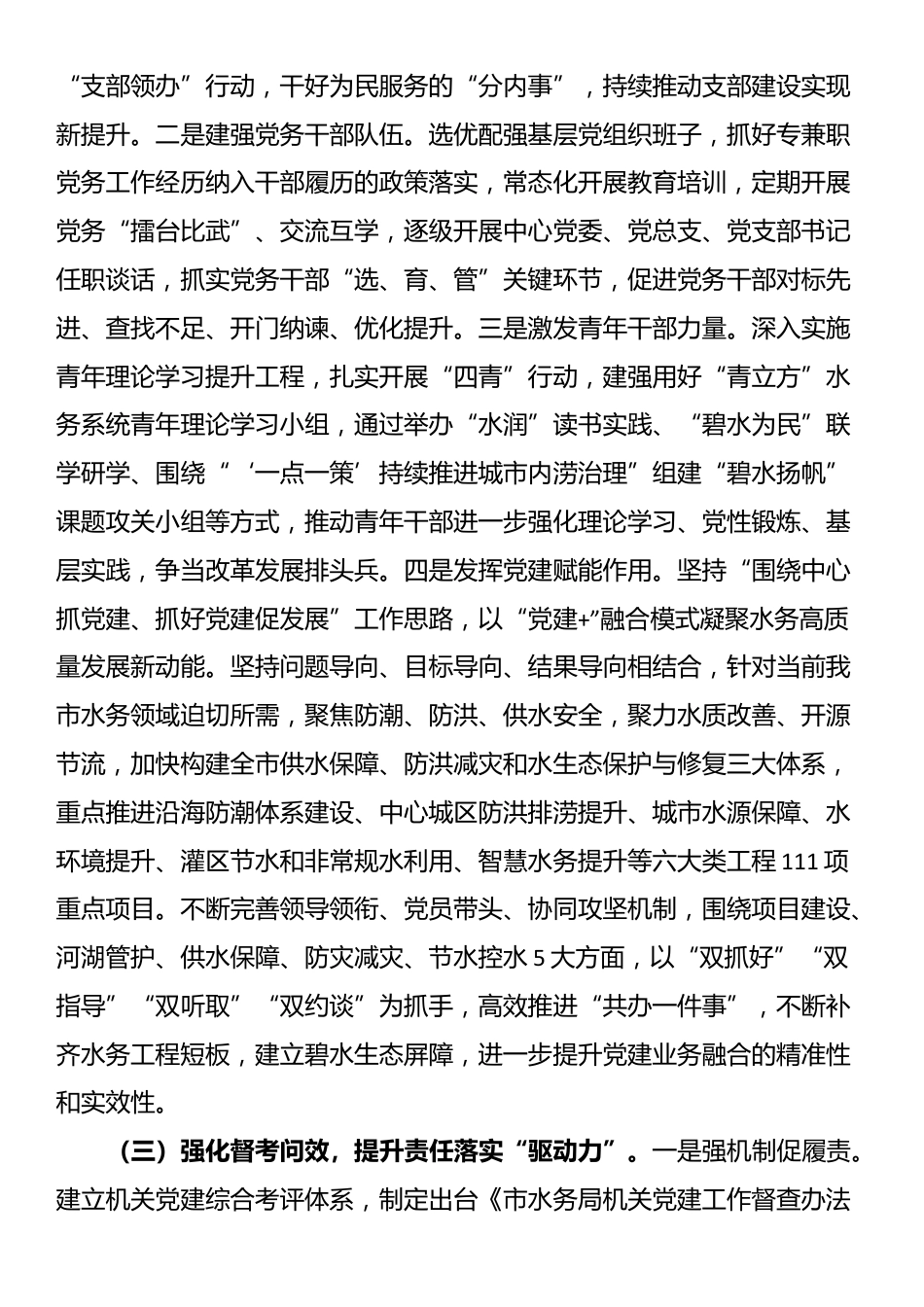 市水务局党组上半年党建工作总结_第2页