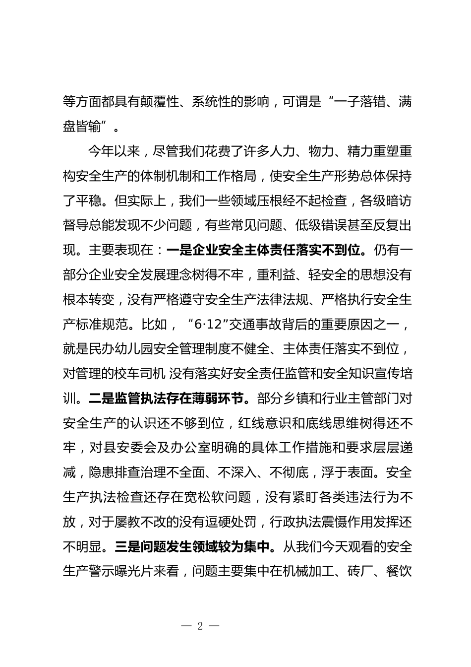 安委会全体会议上的讲话_第2页