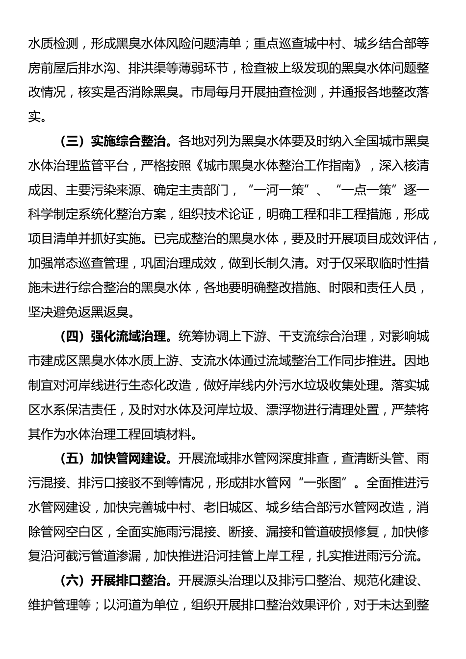 市城管局开展黑臭水体治理攻坚行动实施方案_第2页
