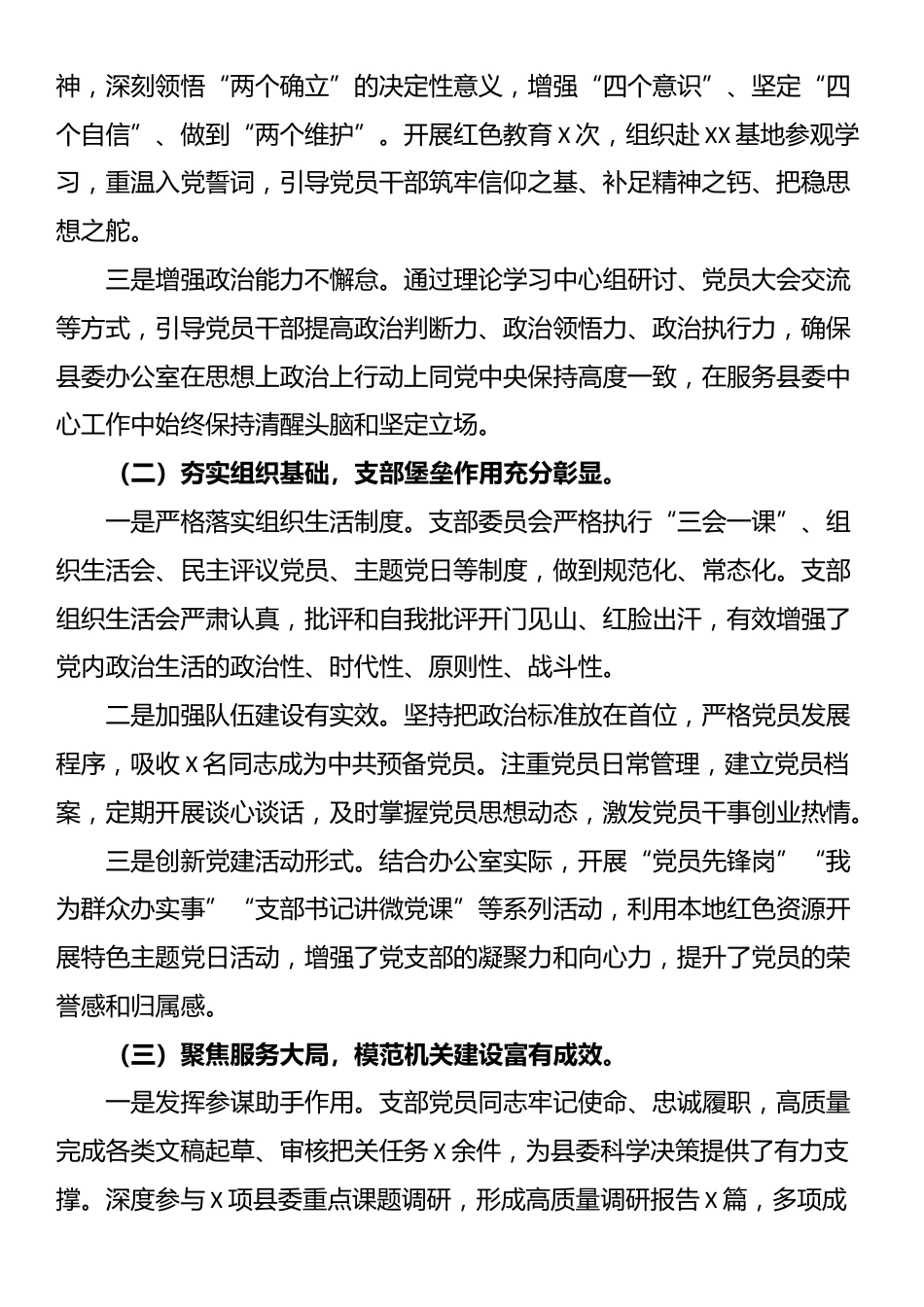 2025党支部换届工作报告_第2页