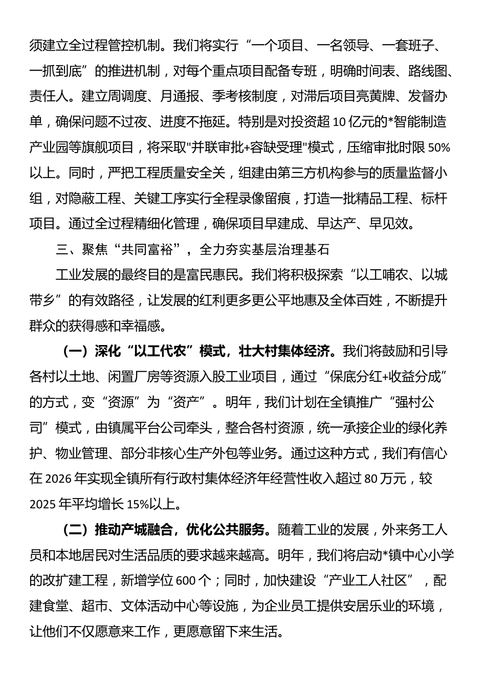在全市2025年度务虚会上的汇报发言_第3页