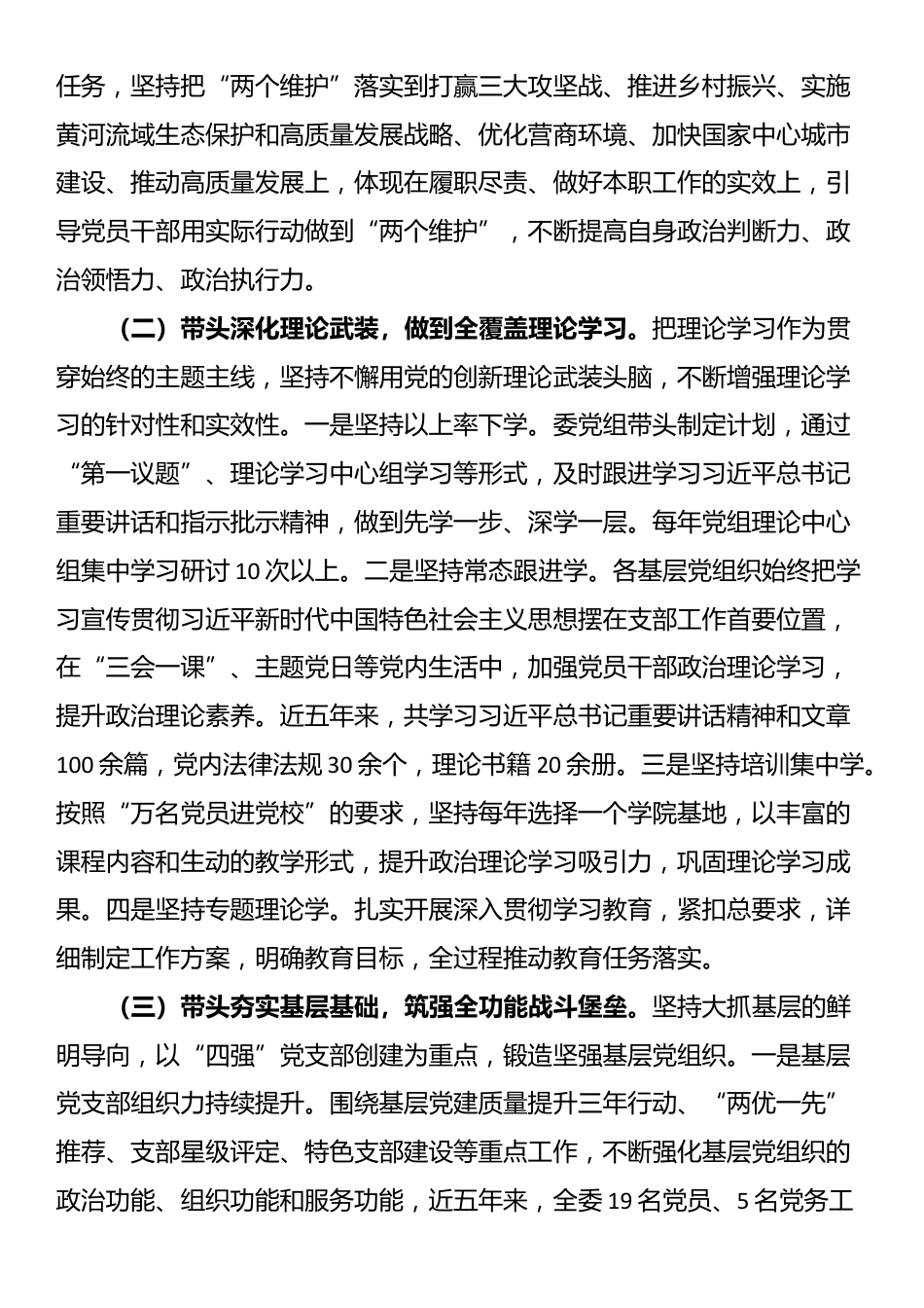 市发改委党组2025年抓基层党建工作述职报告_第3页