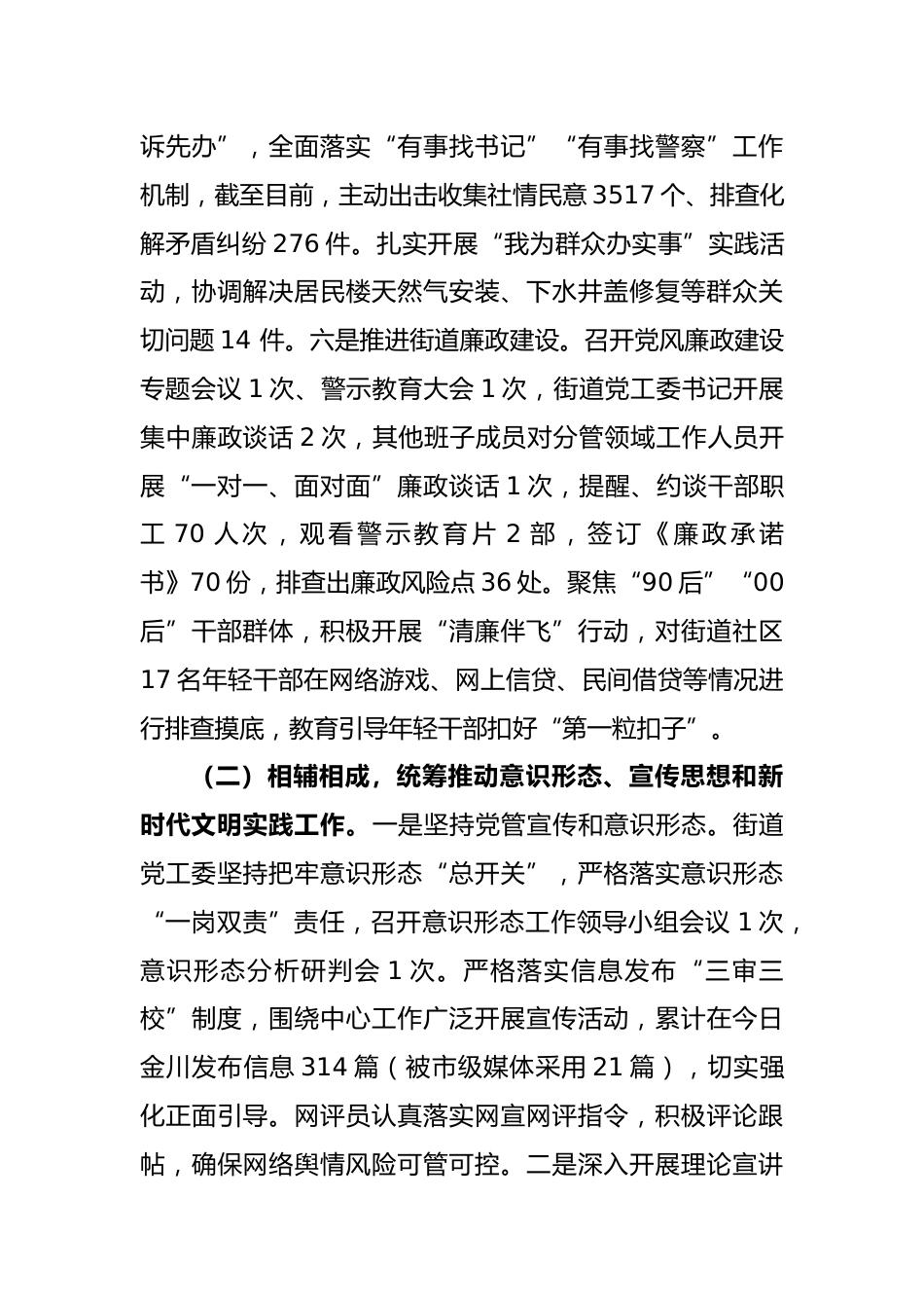 乡镇街道2025年工作总结_第3页