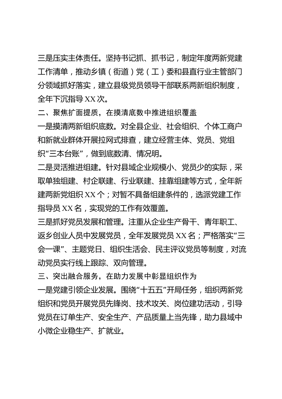 xx县行业党委2026年度党建工作述职报告_第2页
