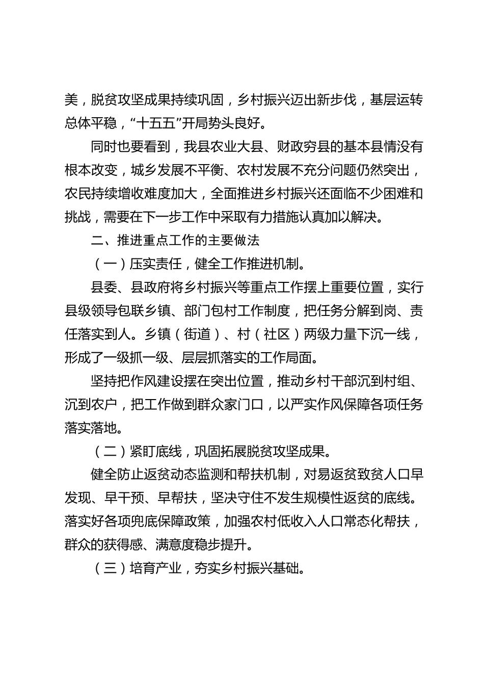 xx县2026年度重点工作调研报告_第2页